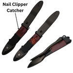 TrimTech Gunmetal Large Nail Clipper with Catcher Plus Nail File