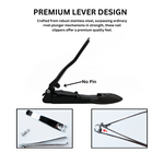 TrimTech Gunmetal Small Nail Clipper with Catcher Plus Nail File