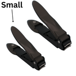 TrimTech Gunmetal Small Nail Clipper with Catcher Plus Nail File