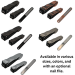 TrimTech Gunmetal Small Nail Clipper with Catcher Plus Nail File