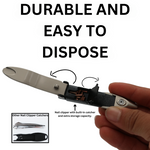 TrimTech Pale Gold Small Nail Clipper with Catcher Plus Nail File