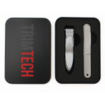 TrimTech Silver Small Nail Clipper with Catcher