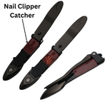TrimTech Gunmetal Small Nail Clipper with Catcher Plus Nail File