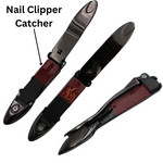 TrimTech Gloss Black Small Nail Clipper with Catcher