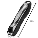 Vaijoy Large Nail Clipper with Catcher Plus Built-in Nail File