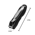Vaijoy Small Nail Clipper with Catcher Plus Built-in Nail File