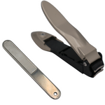TrimTech Pale Gold Large Nail Clipper with Catcher Plus Nail File
