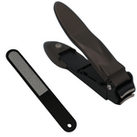 TrimTech Gunmetal Small Nail Clipper with Catcher