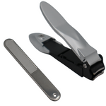 TrimTech Silver Large Nail Clipper with Catcher Plus Nail File