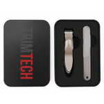 TrimTech Pale Gold Small Nail Clipper with Catcher Plus Nail File